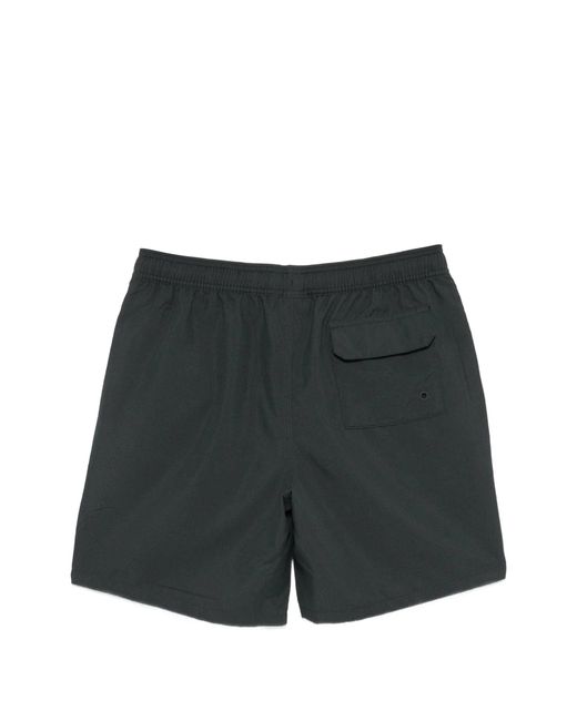 Barbour Black "Staple Logo 7" Swim Short"