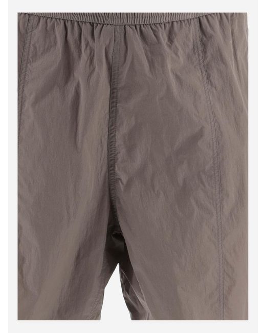 AMI Gray Nylon Badeanzug