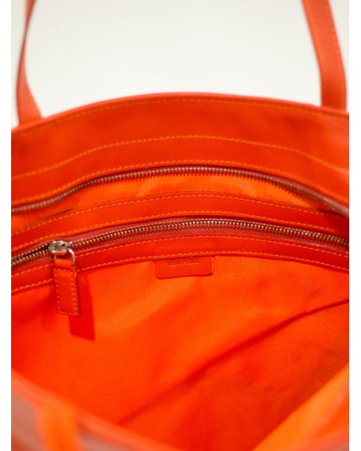 LA ROSE Orange Tote Bag Mango