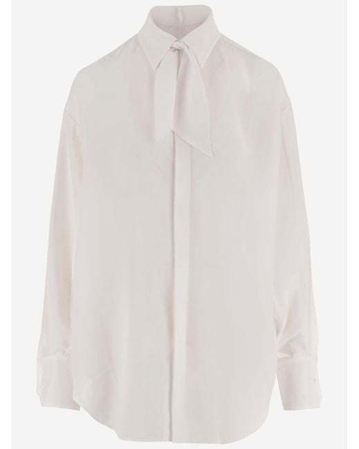Sa Su Phi White Silk Shirt