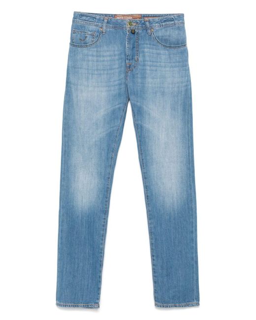 Jeans Slim Fit Jeans di Jacob Cohen in Blue da Uomo