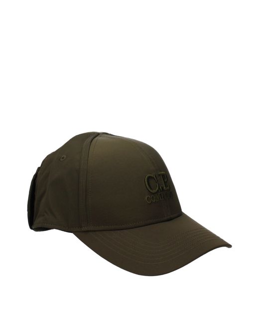 C P Company Green Caps Polyamide/Grass