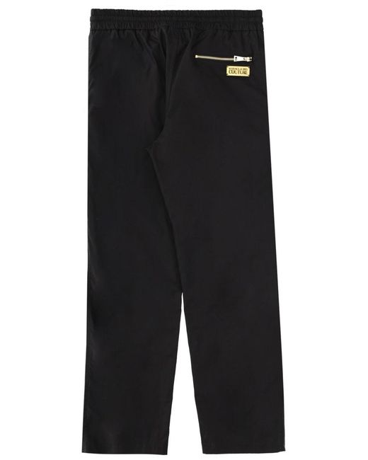 Versace Jeans Couture Black Pantalone Jogger Con Coulisse for men
