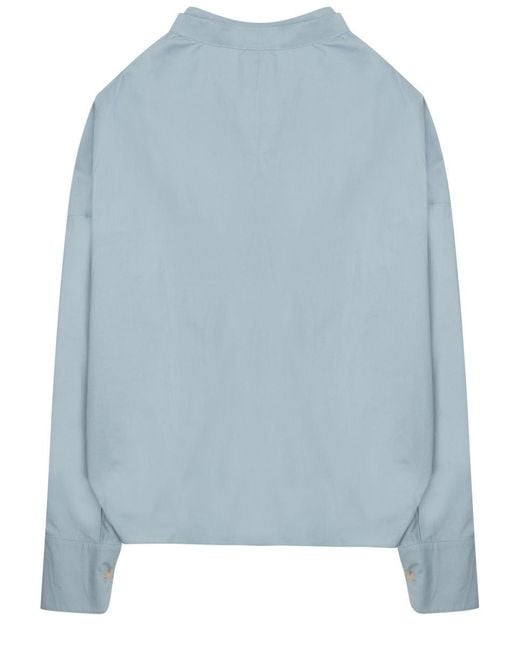 Alysi Blue Chic Mini Shirt For Spring/Summer 2026