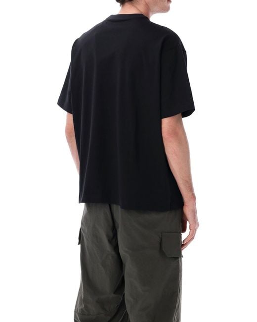 And Wander Black Pocket T-Shirt for men