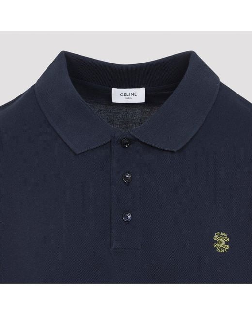 Céline Blue Polo Shirt