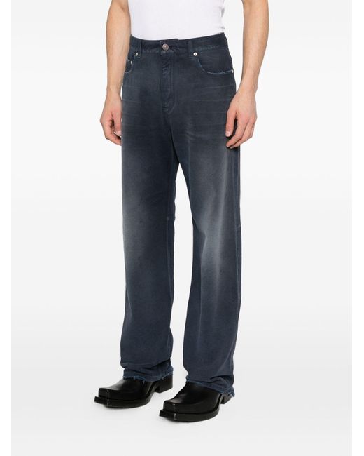 Balenciaga Blue Denim Cotton Jeans for men
