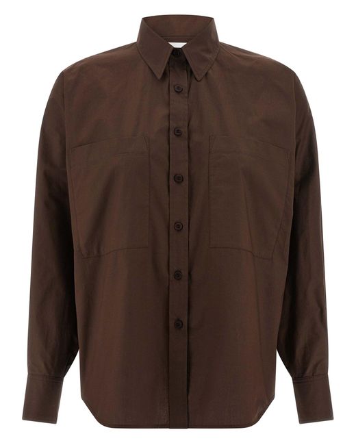 Nude Naakt Vleermuishemd Shirt in het Brown