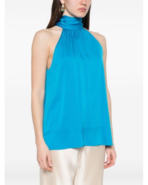 Silk95five Blue Top Silk