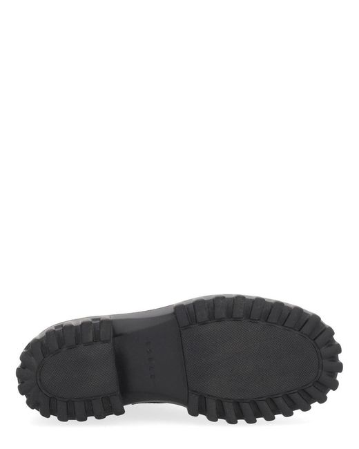 Hogan Black Combat Boots H700 For