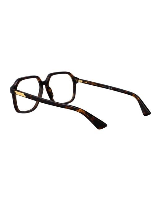 Bottega Veneta Black Acetate Optical Glasses