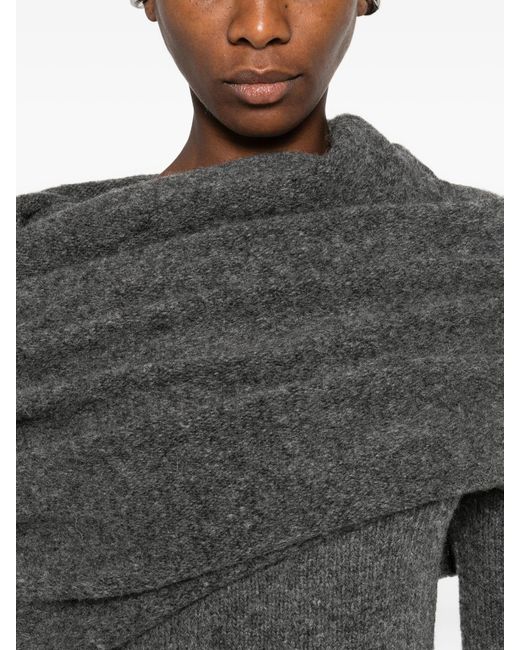 Entire studios Gray Bound Top Smoke
