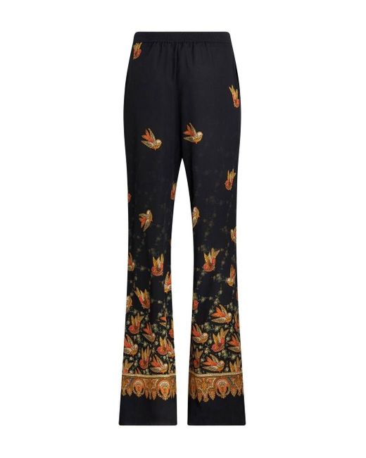 Etro Straight Broek in het Blue