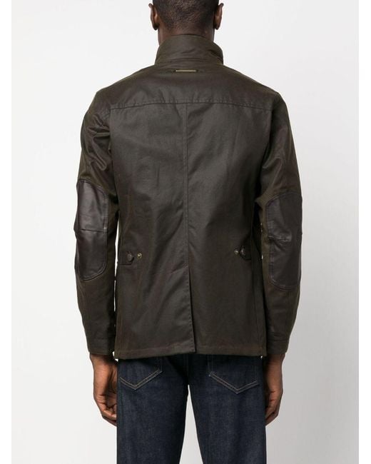 Barbour Black Ogston Wax Jacket for men