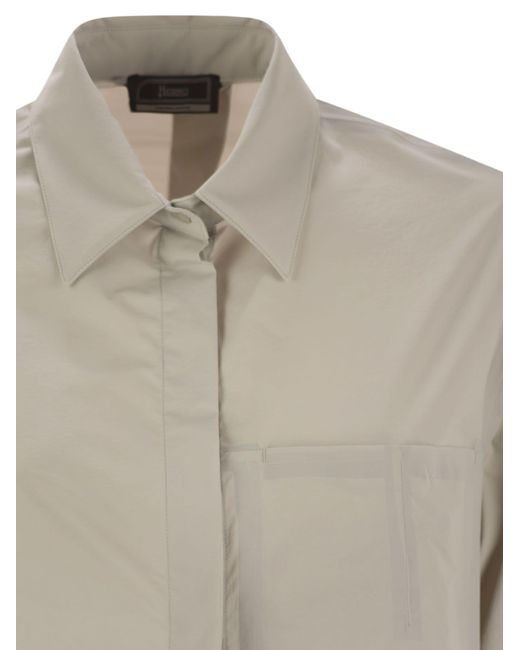 Herno Stretch Tech Shirt in het Gray