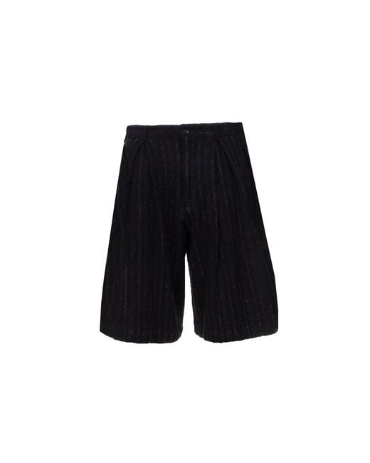 Comme des Garçons Black Comme Des Garçons Homme Plus Wool Shorts for men
