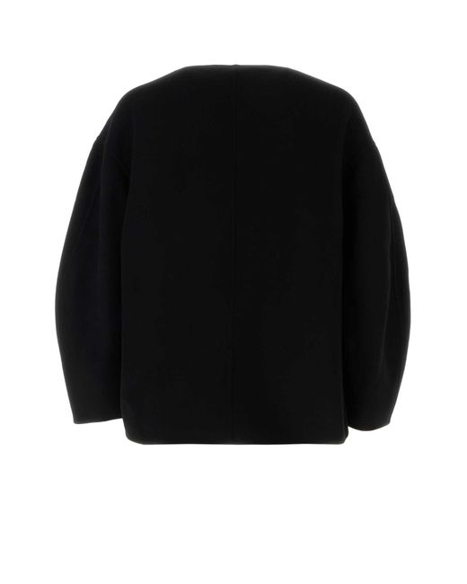Jil Sander Black Wool Oversize Sweater