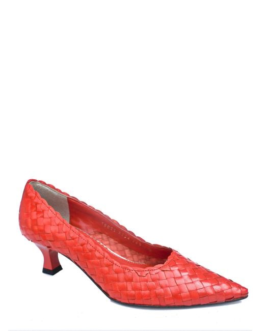 LA ROSE Red Pumps