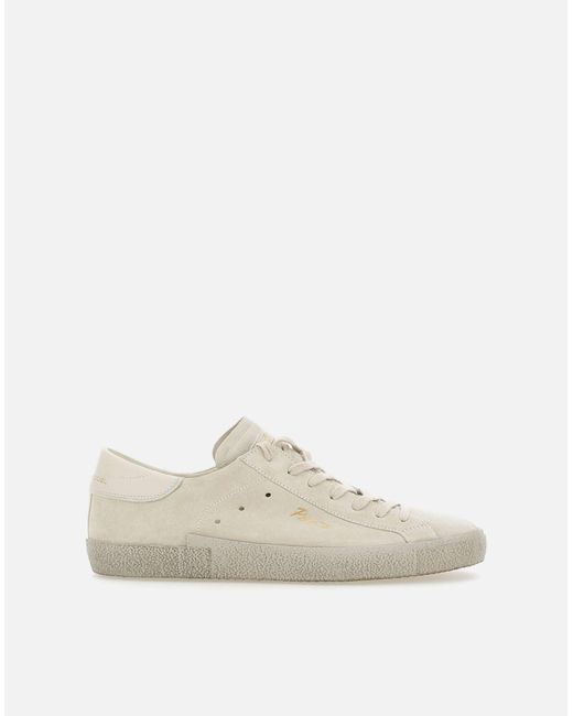 Philippe Model Ecrù Wildleder Atmungsaktive Trainer in White für Herren