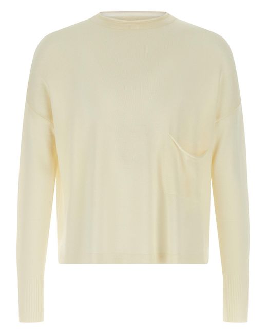 Ma'ry'ya Natural Wool Sweater for men