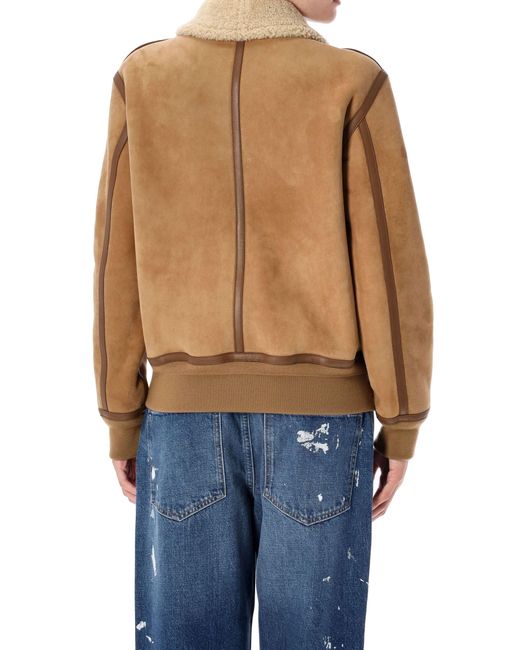 Ralph Lauren Blue Morrison Shearling Jacket