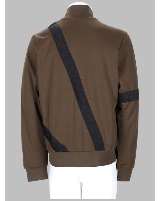 Damir Doma X Lotto Brown Stylish Sweatshirt With Zip For for men