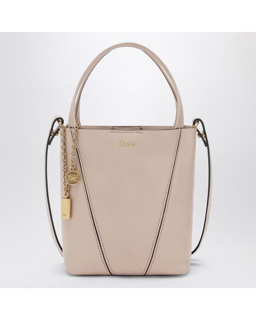 Chloé Natural Small Spin Tote Bag