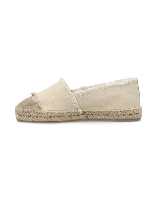 Castaner White Flache Schuhe