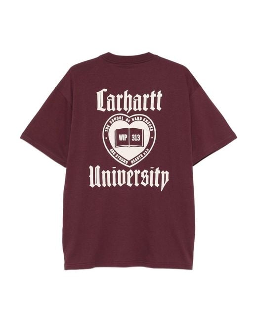Carhartt Purple S/S Schooling T-Shirt
