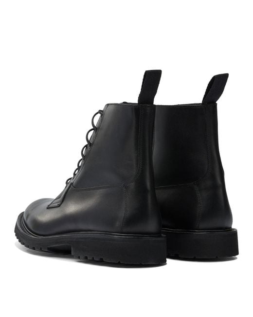 Tricker's Black "Burford" Ankle Boots for men
