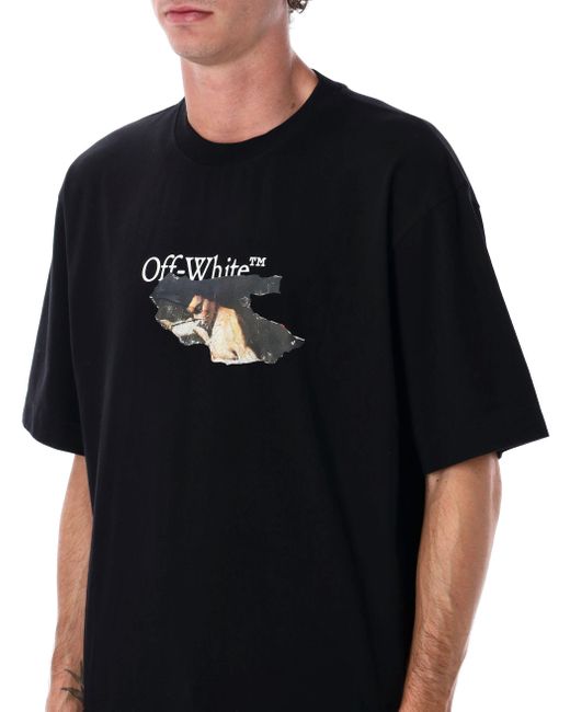 Off-White c/o Virgil Abloh Black Off weiße T -Shirts und Polos schwarz