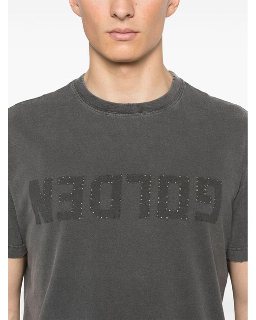 Golden Goose Deluxe Brand T-Shirt Golden in Gray für Herren