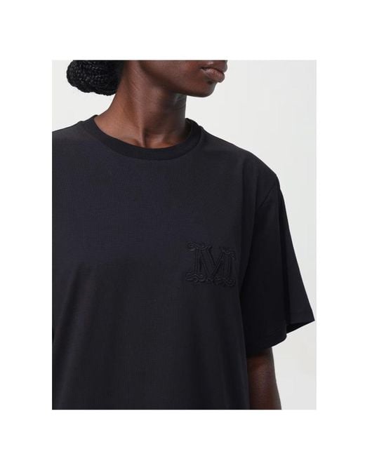 Max Mara Black Tshirt Short Sleeves