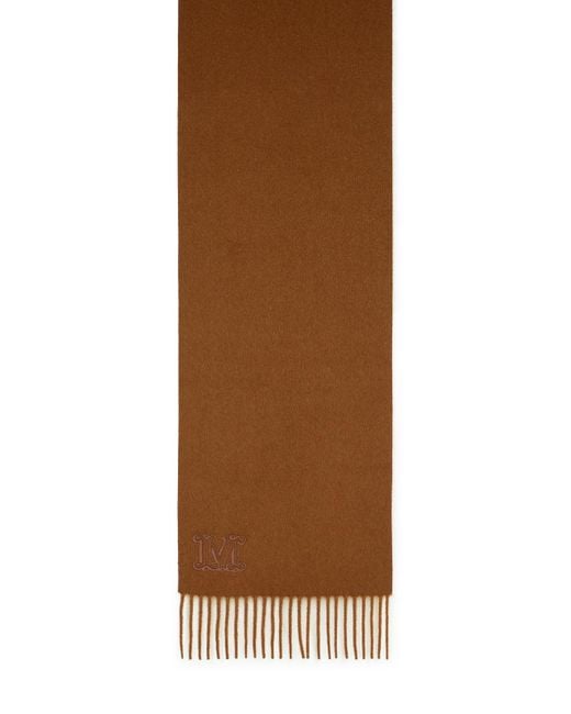 Max Mara 'Wsdalia' Cashmere mit Brown 'Monogram' Stickerei gestohlen