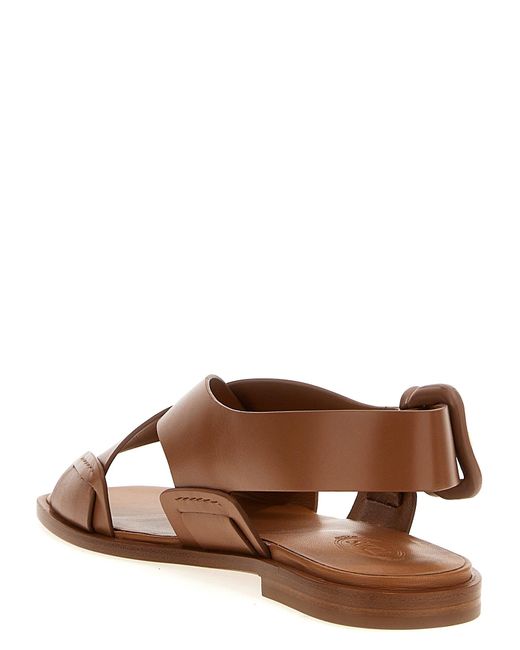 Tod's Brown Tod 's Ledersandalen