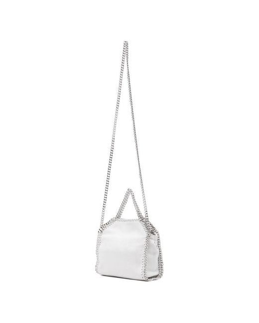 Stella McCartney White Falabella Tiny Crossbody Bag