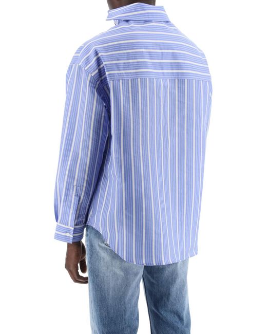 Jacquemus Checkte Hemd in Blue für Herren