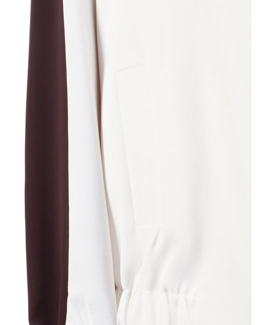 P.A.R.O.S.H. The Two Tone Jacket. in het White
