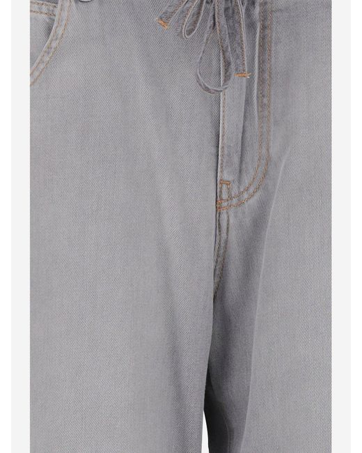 DARKPARK Gray Wide Leg Trousers