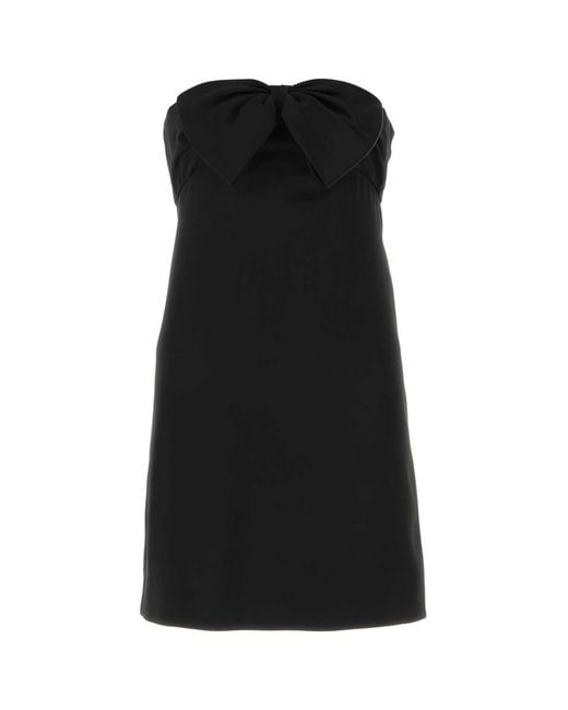 Saint Laurent Black Short Dresses