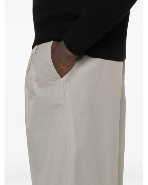 AMI Gray Loose Large Bermuda Shorts Clothing for men