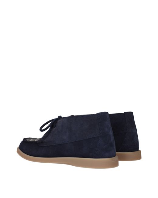 Dior Blue Derby Suede