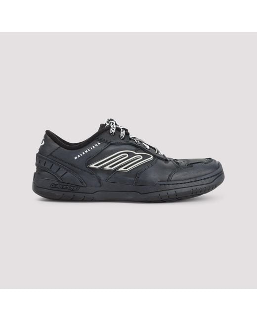 Balenciaga Black Leather Sneakers