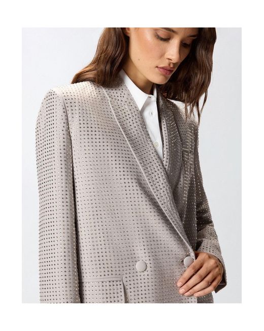 Rosa gris Pinko de color White