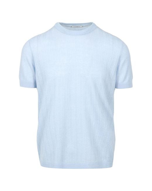Paolo Pecora Blue T Shirts And Polos