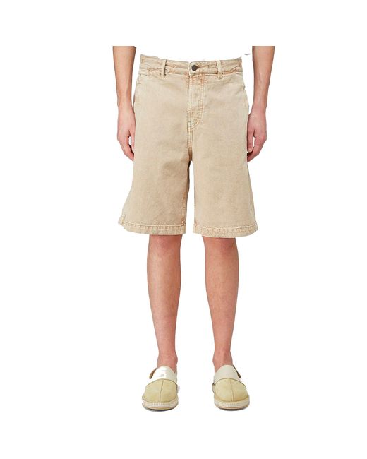 Jacquemus Natural Denim Shorts for men