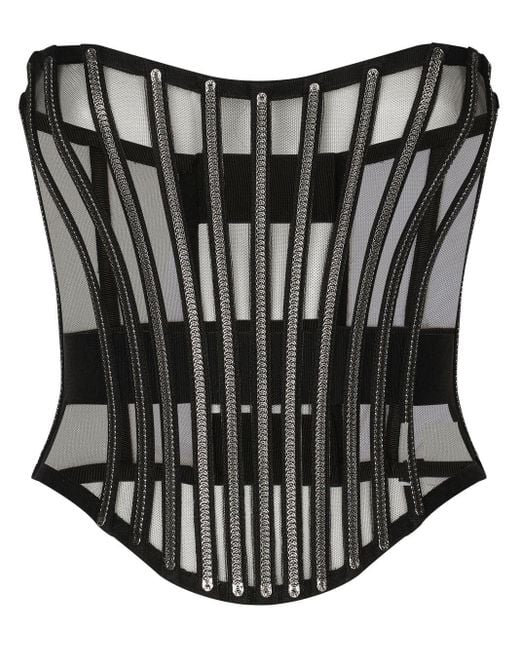 Bustier di Dolce & Gabbana in Black