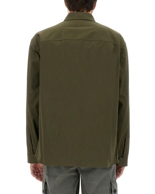 Dolce & Gabbana Green Shirt With Pockets for men