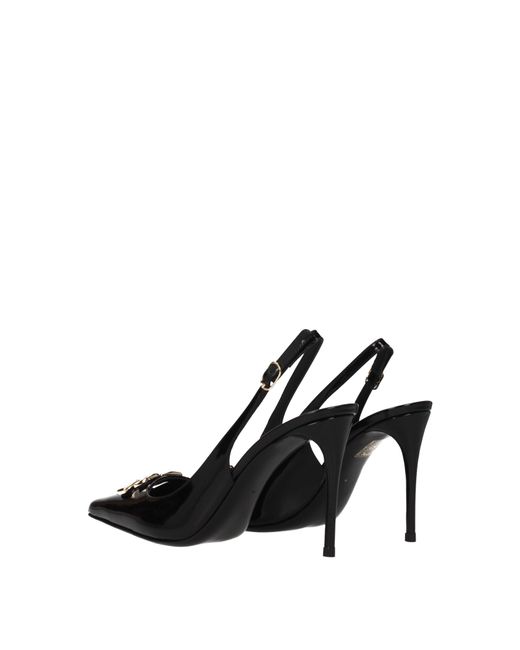 Dolce & Gabbana Black Dolce&Gabbana Leather Sandals