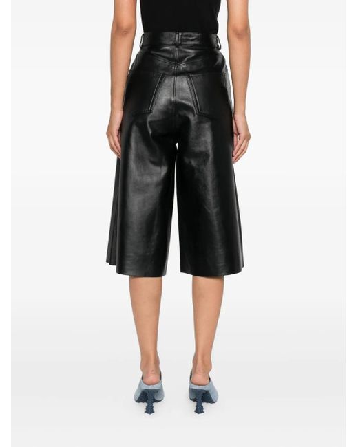 Haikure Black Ledershorts